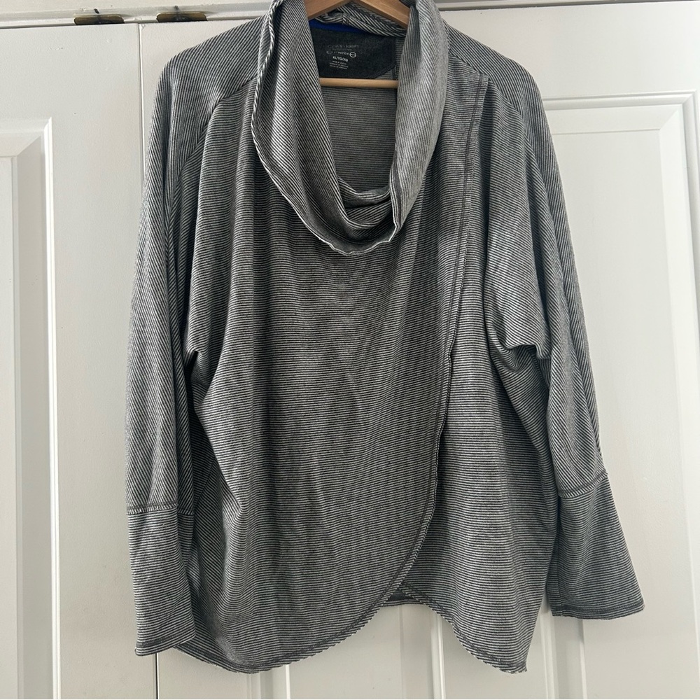 Calvin Klein Charcoal Cowl Neck Sweater